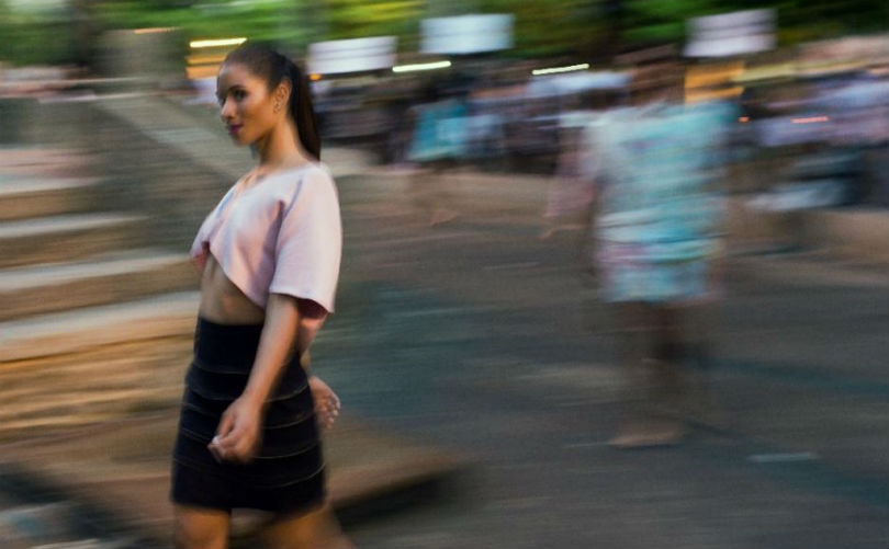 Models strut in Rio streets after fashion week fail Models strut in Rio streets after fashion week fail