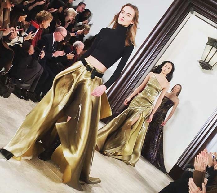 Lauren puts English country look on NY catwalk Lauren puts English country look on NY catwalk
