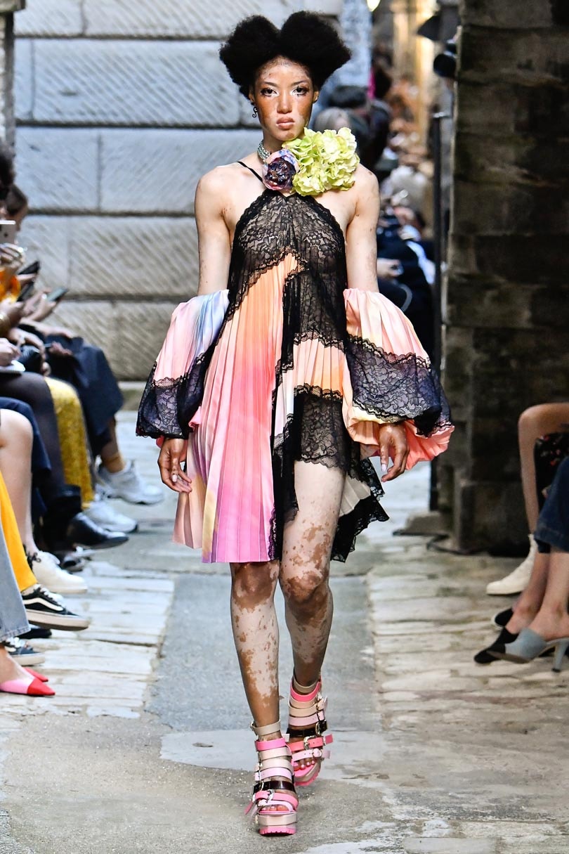 Dresses flow for Beckham, billow for Goddard: London fashion trends Dresses flow for Beckham, billow for Goddard: London fashion trends