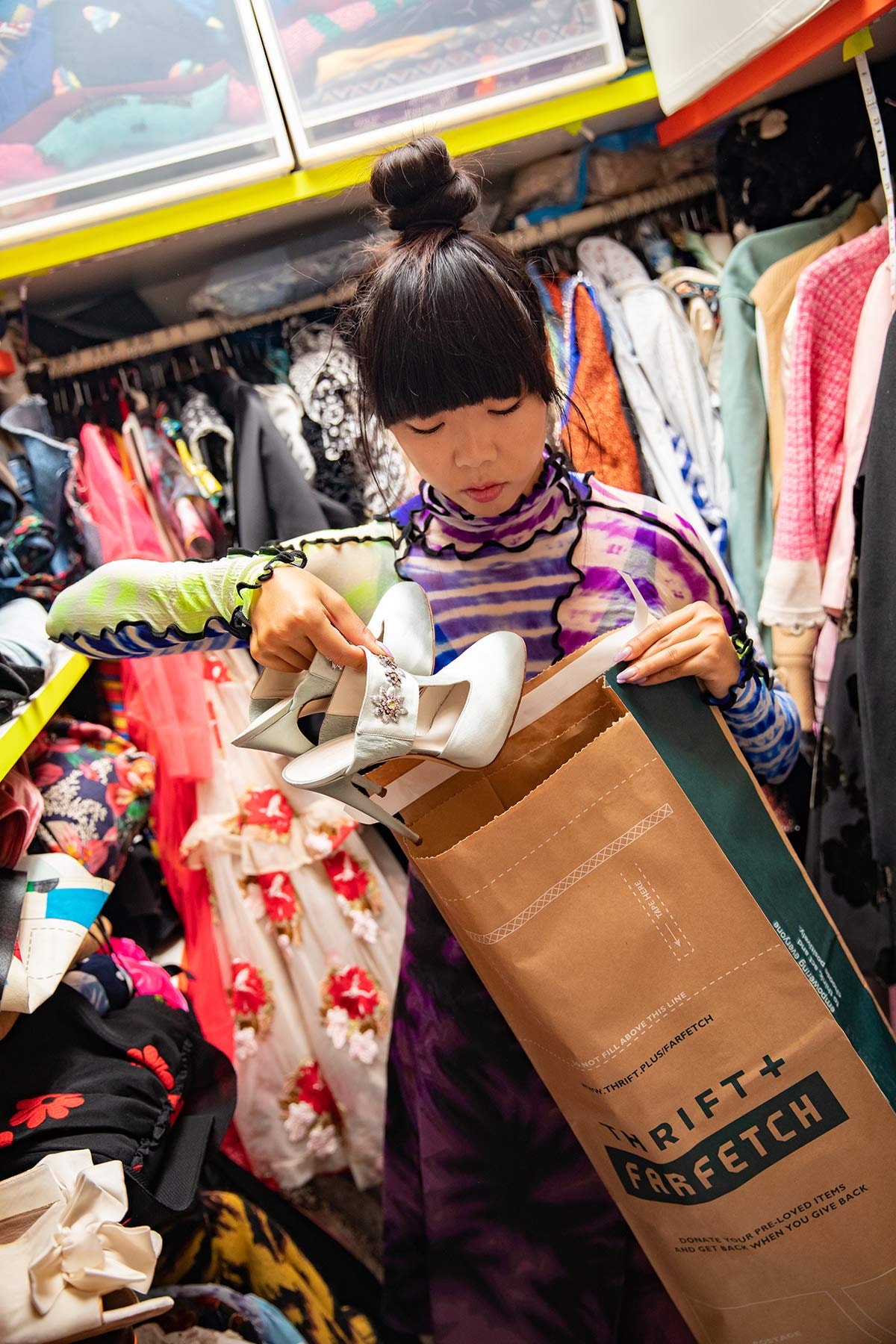 Farfetch teams up with second-hand clothing platform Thrift+ Farfetch teams up with second-hand clothing platform Thrift+