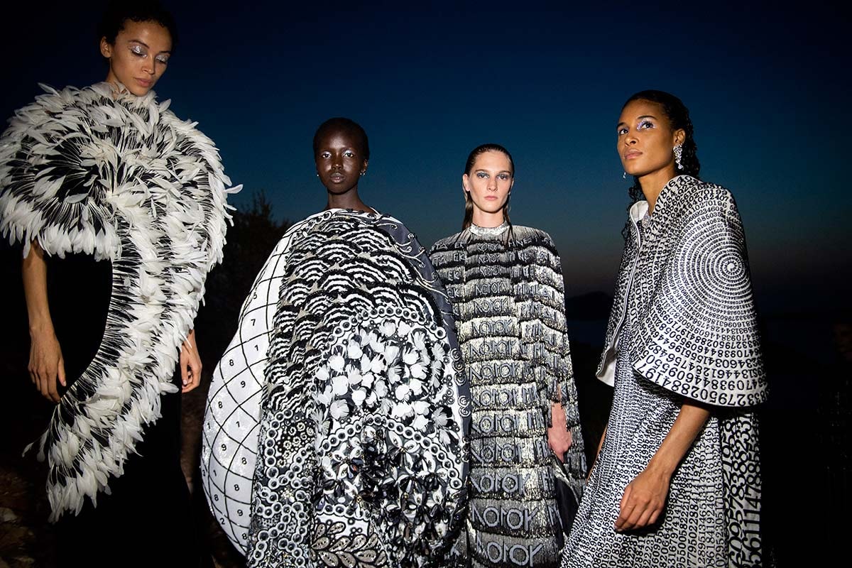 Mary Katrantzou SS20 show at Greece's Temple of Poseidon Mary Katrantzou SS20 show at Greece's Temple of Poseidon
