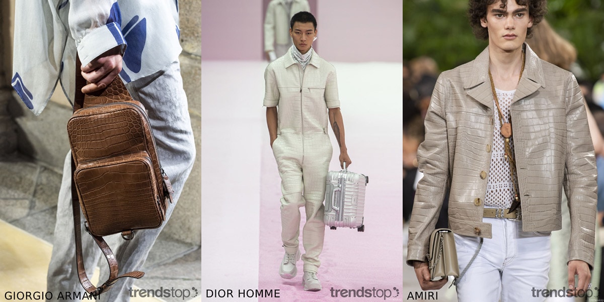 Key Men's catwalk material trends Spring Summer 2020 Key Men's catwalk material trends Spring Summer 2020