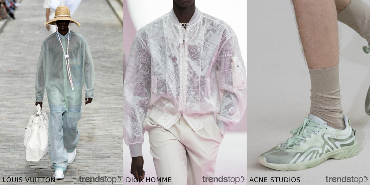 Key Men's catwalk material trends Spring Summer 2020 Key Men's catwalk material trends Spring Summer 2020