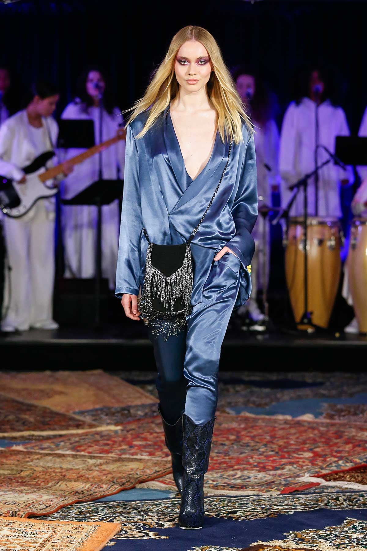 Baja East showcases a western disco for FW20 collection in Los Angeles Baja East showcases a western disco for FW20 collection in Los Angeles