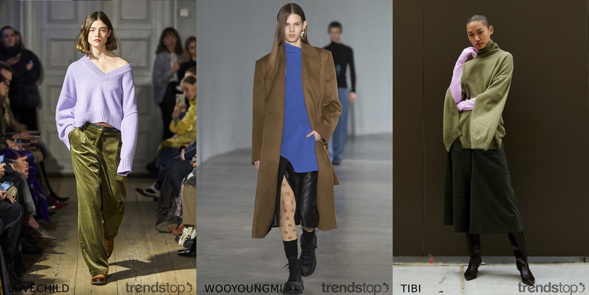 AW2020/21 Womenswear colour trends on the catwalks AW2020/21 Womenswear colour trends on the catwalks