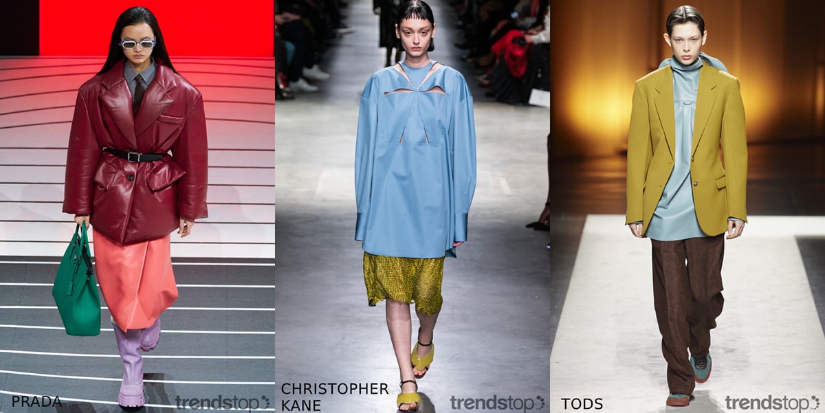 AW2020/21 Womenswear colour trends on the catwalks AW2020/21 Womenswear colour trends on the catwalks