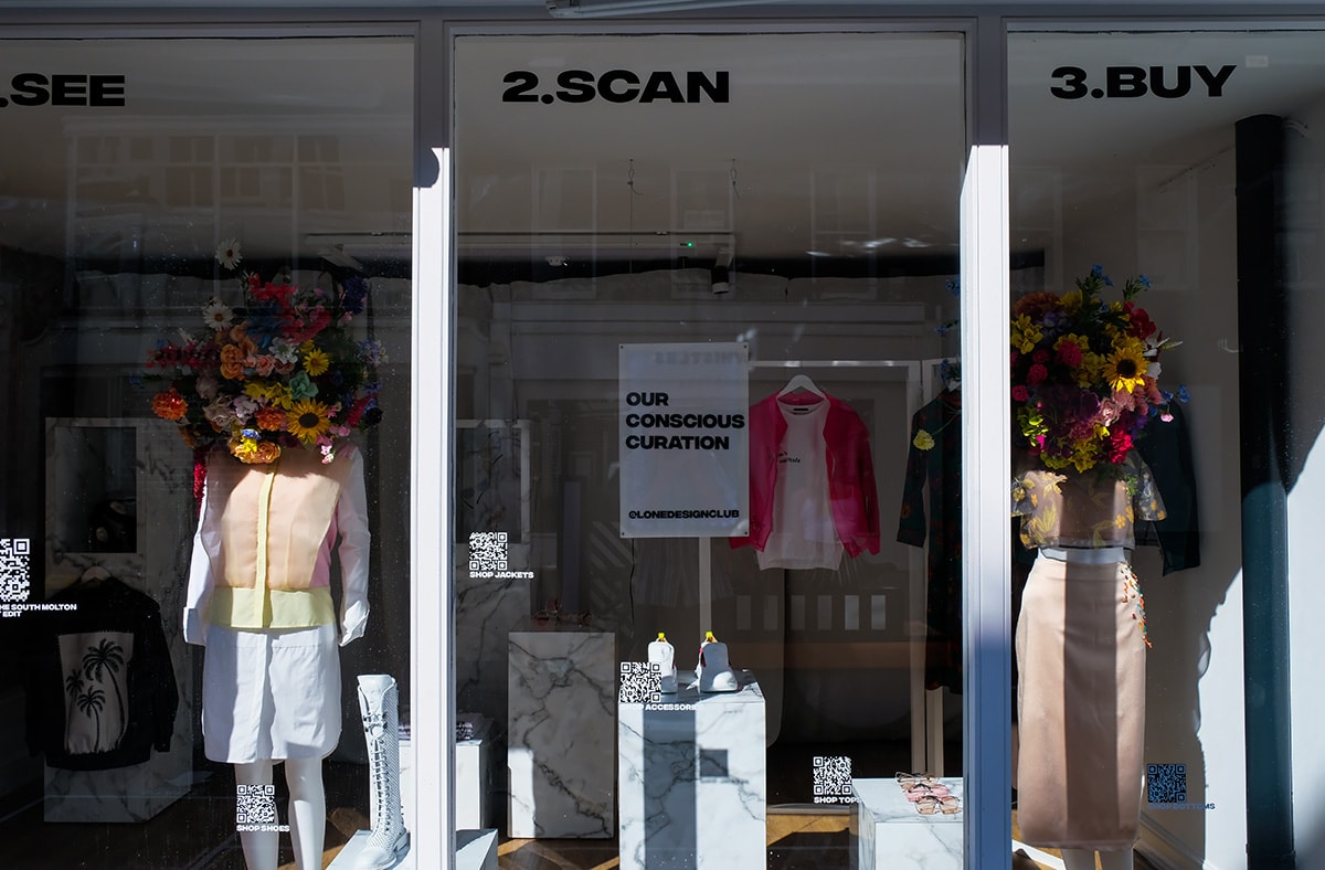 Lone Design Club launches shoppable window Lone Design Club launches shoppable window
