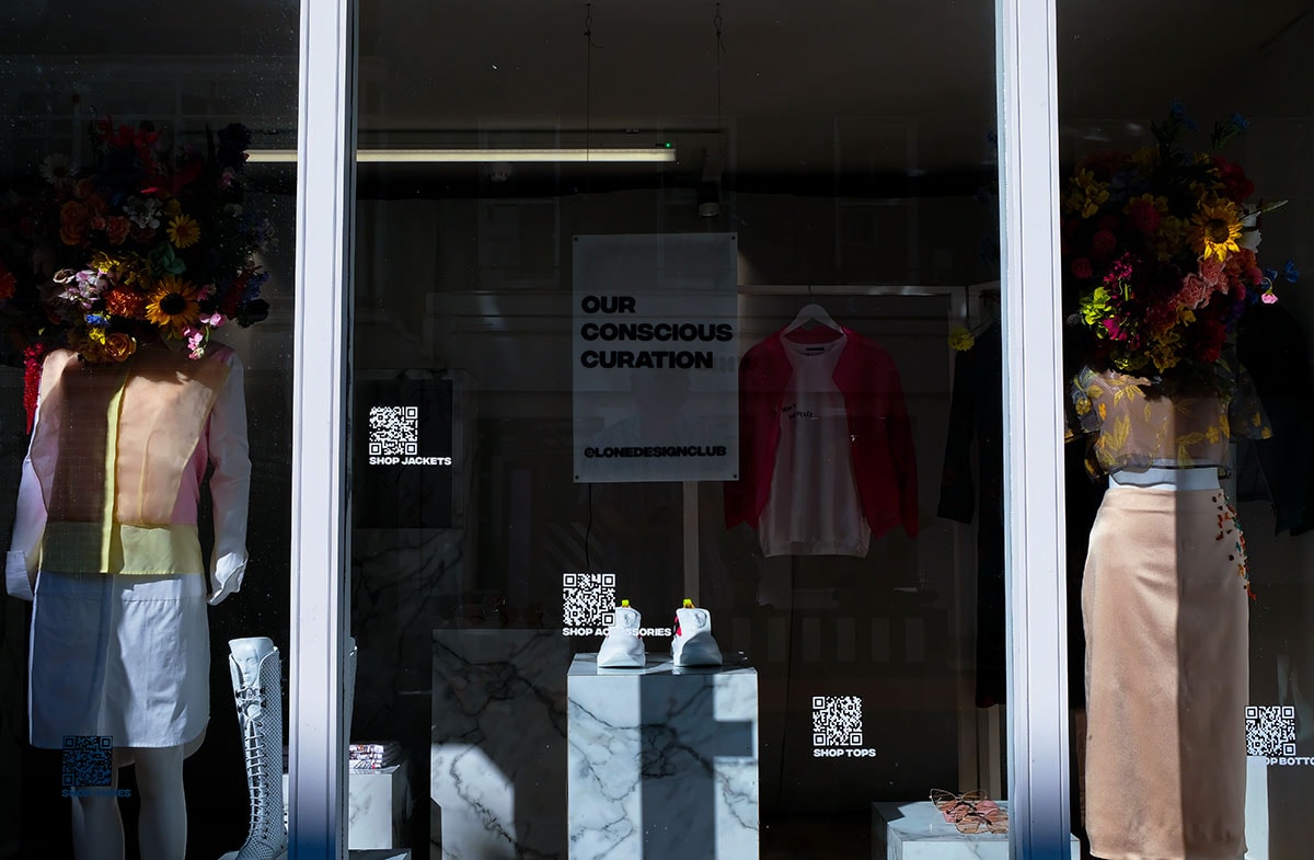 Lone Design Club launches shoppable window Lone Design Club launches shoppable window
